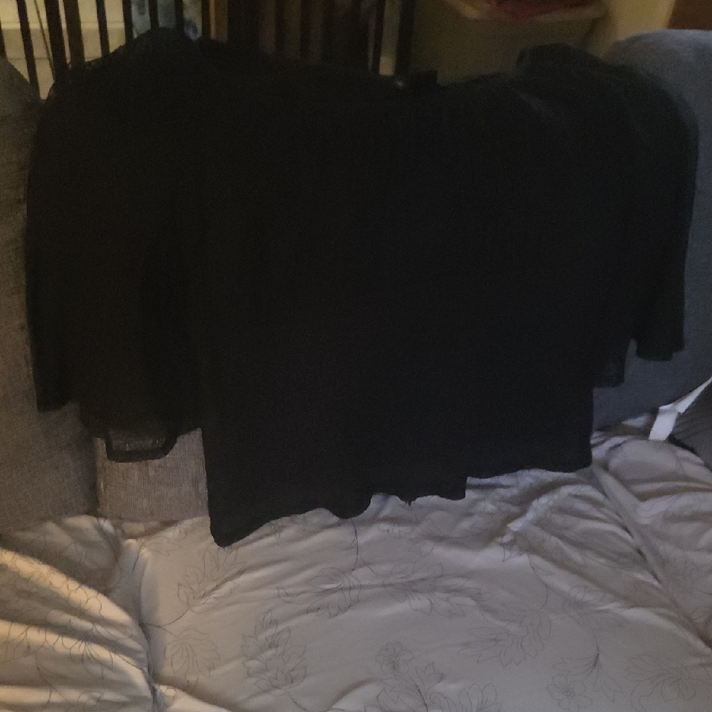 Le Femme en Noir Wicked Web Blouse- 3X - Picture 3 of 4